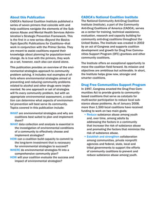 Environmental Strategies CADCA | PDF