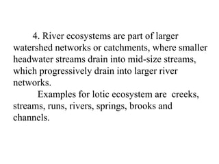 Environmental studies-AQUATIC ECOSYSTEM,THEIR TYPES AND THEIR IMPORTANCE.