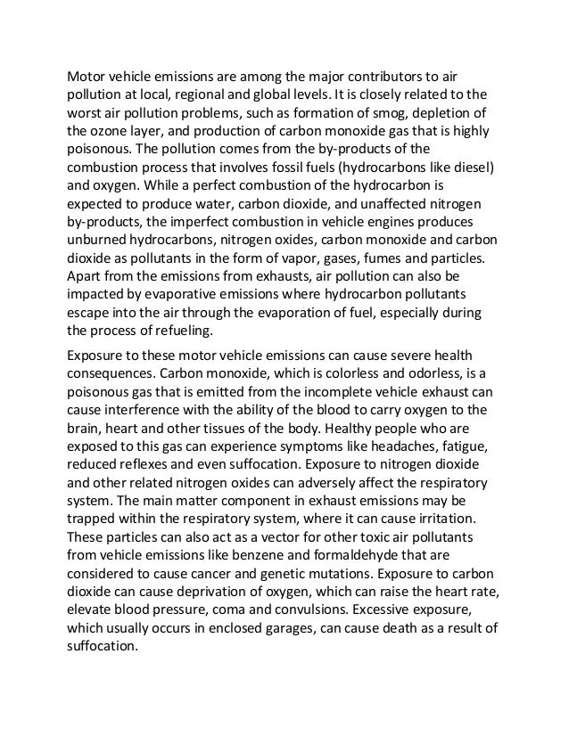Atmospheric Pollution. Case Studies | WOW Essays