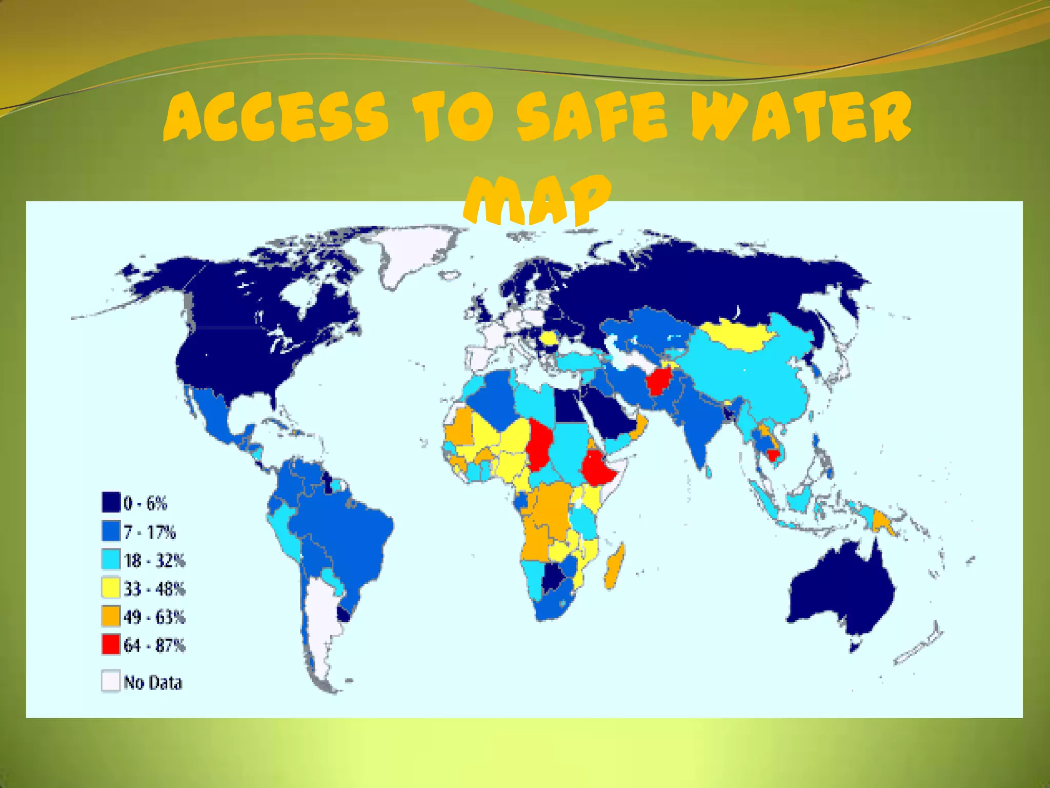 Access to safe Water
map