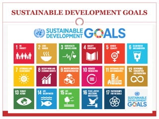 SUSTAINABLE DEVELOPMENT GOALS
 