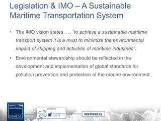 Environmental Sustainability in the Marine Industry | PPTX