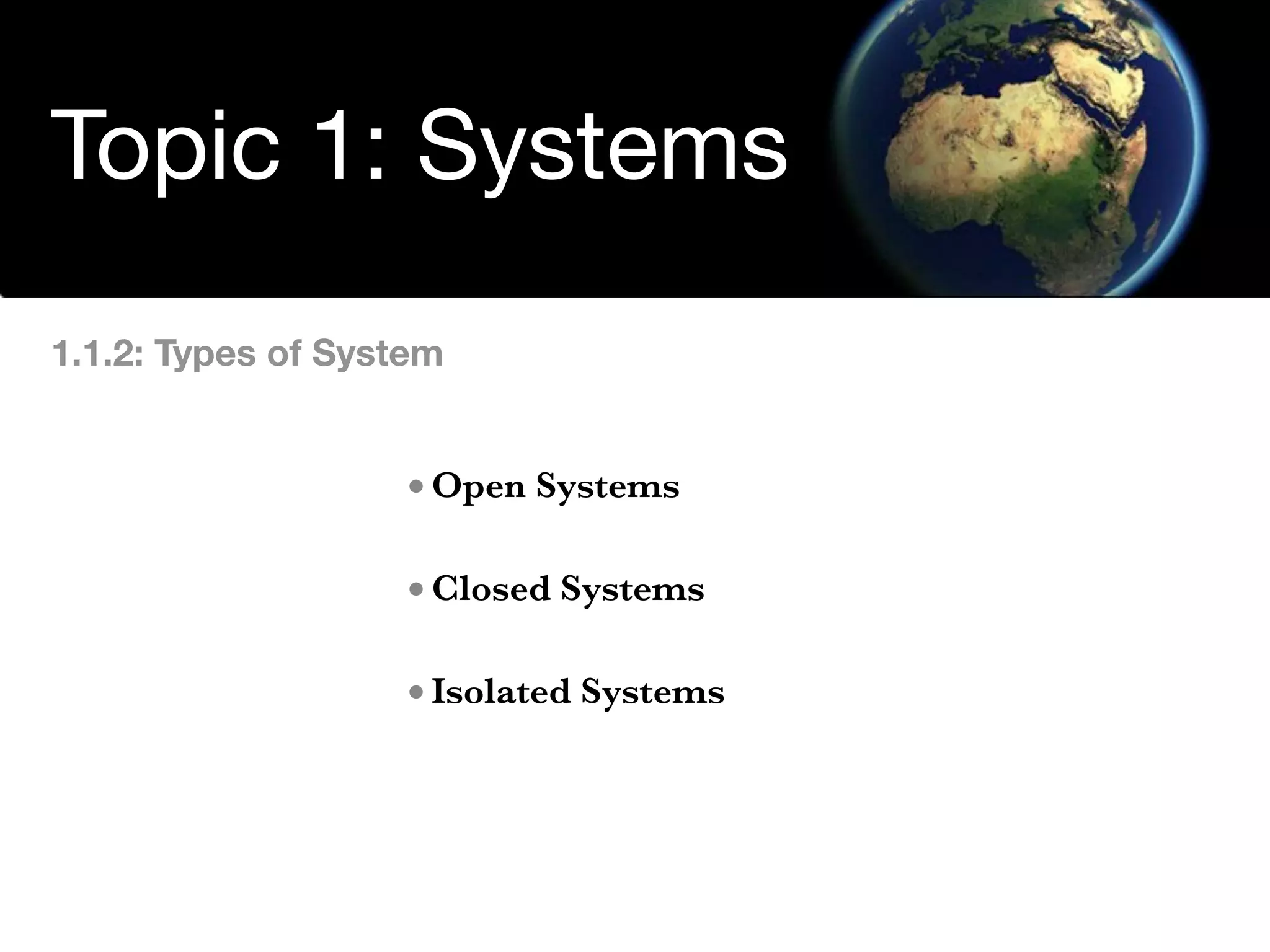 Environmental Systems