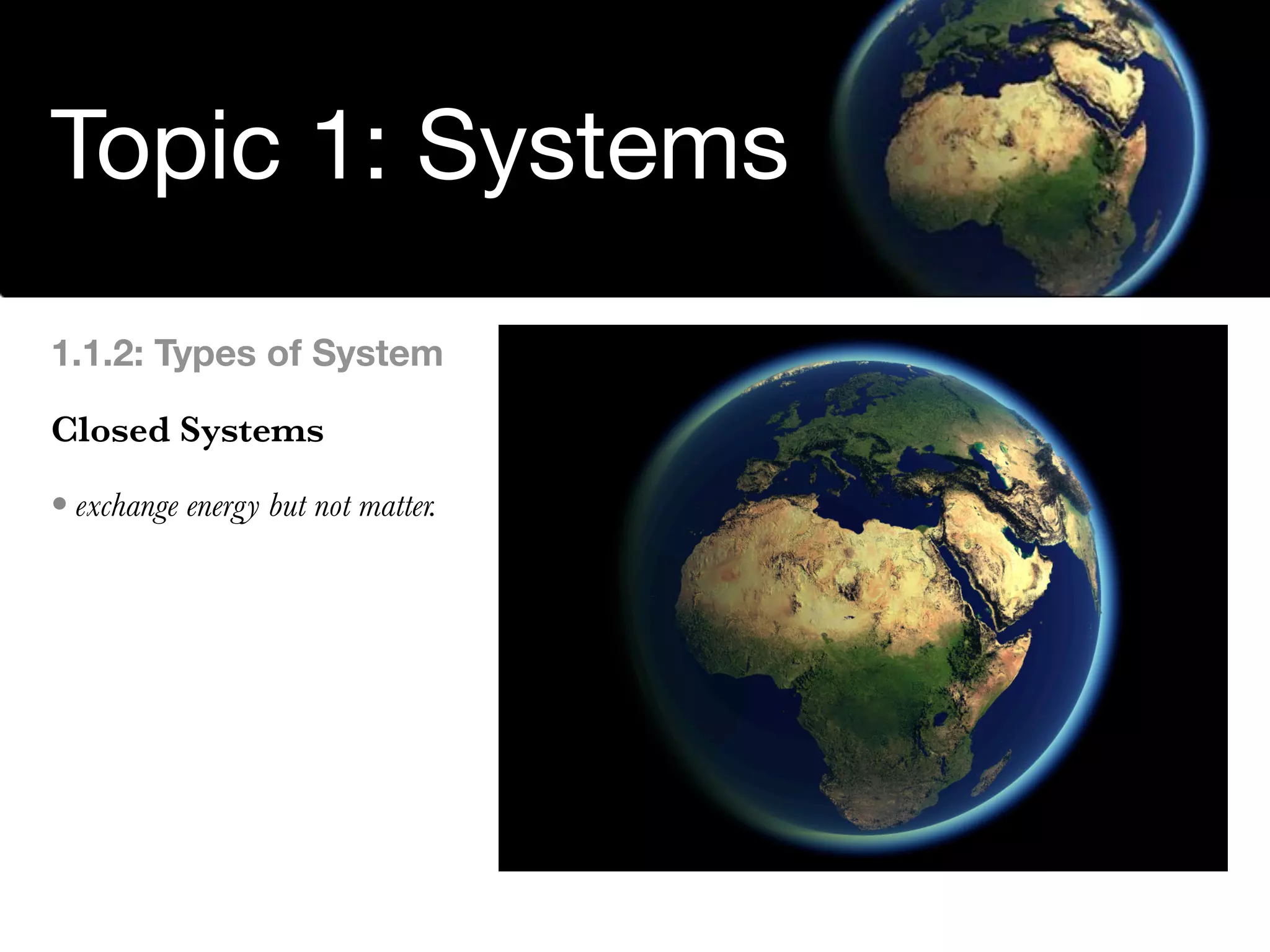 Environmental Systems
