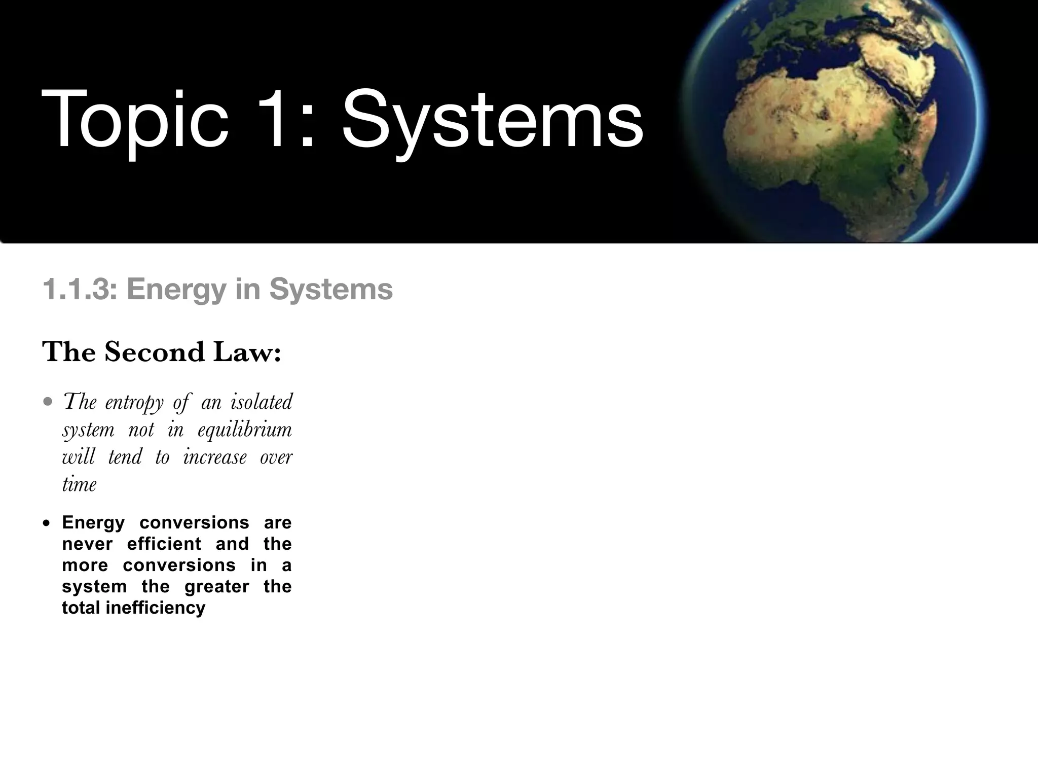 Environmental Systems