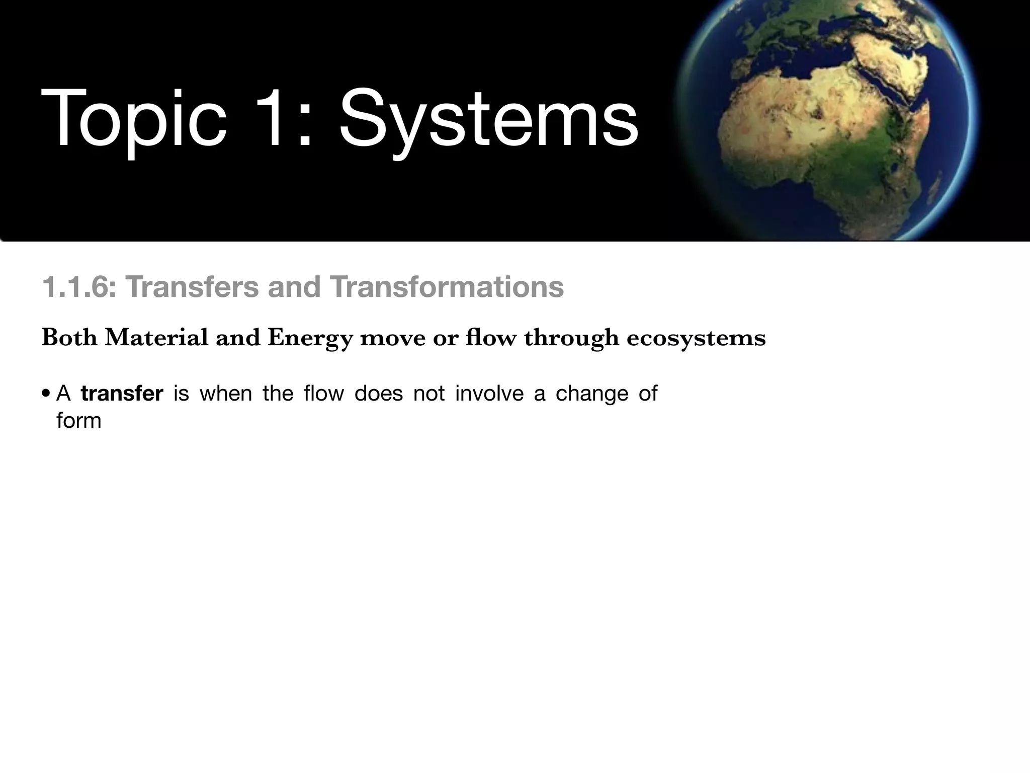 Environmental Systems