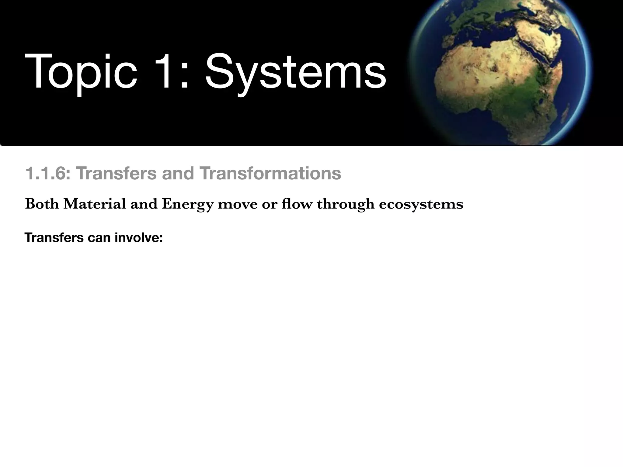 Environmental Systems