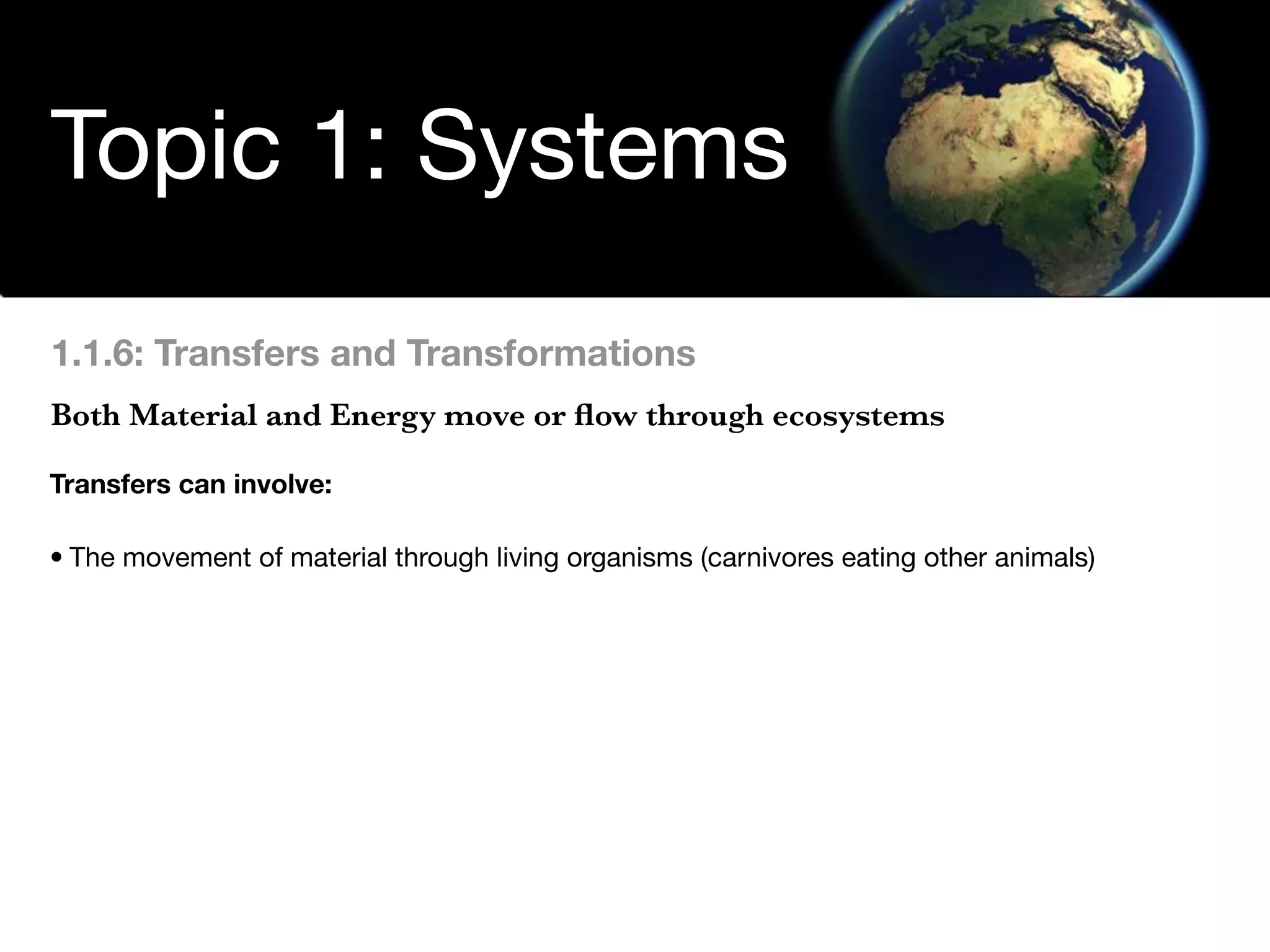 Environmental Systems