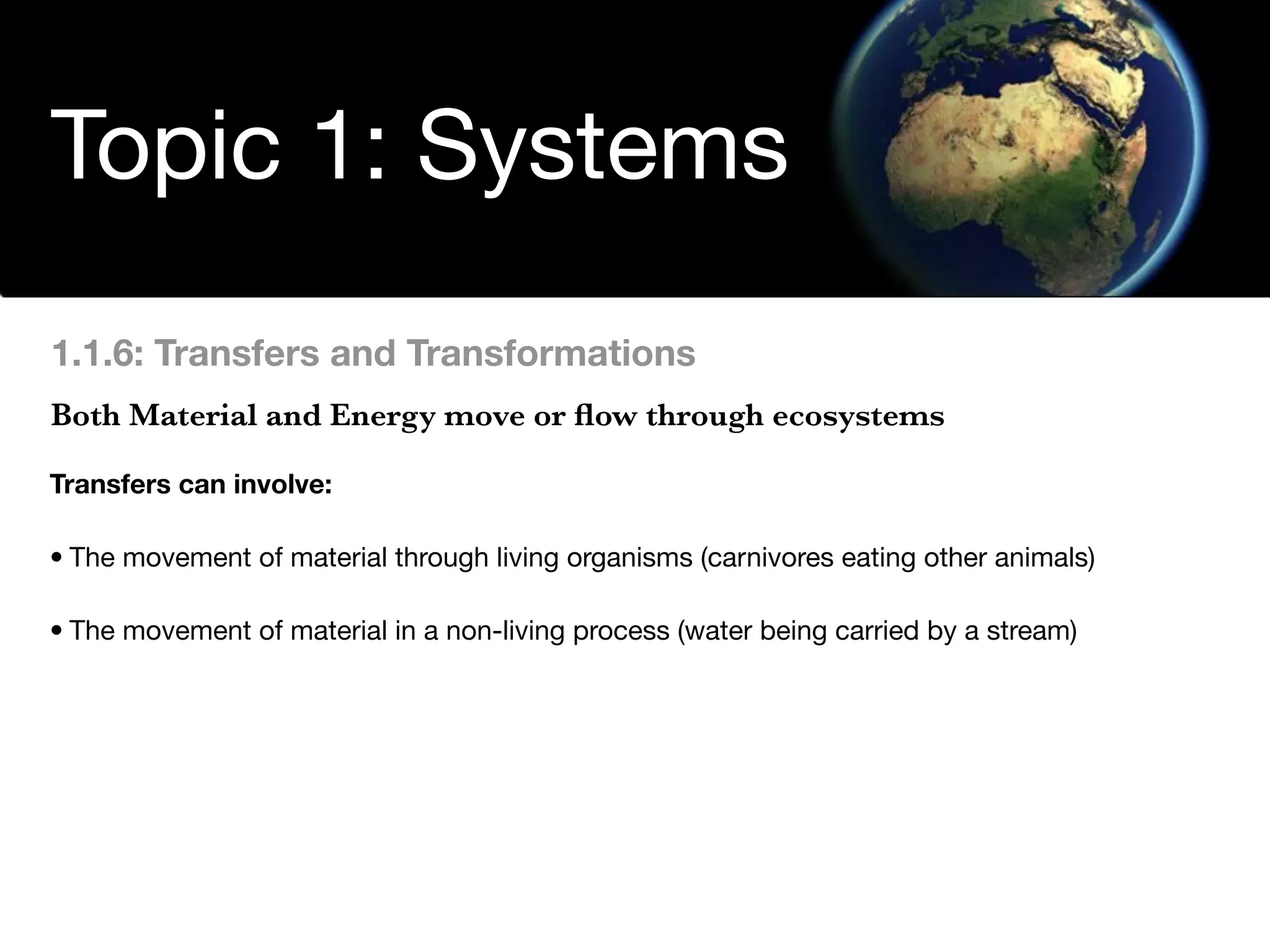 Environmental Systems
