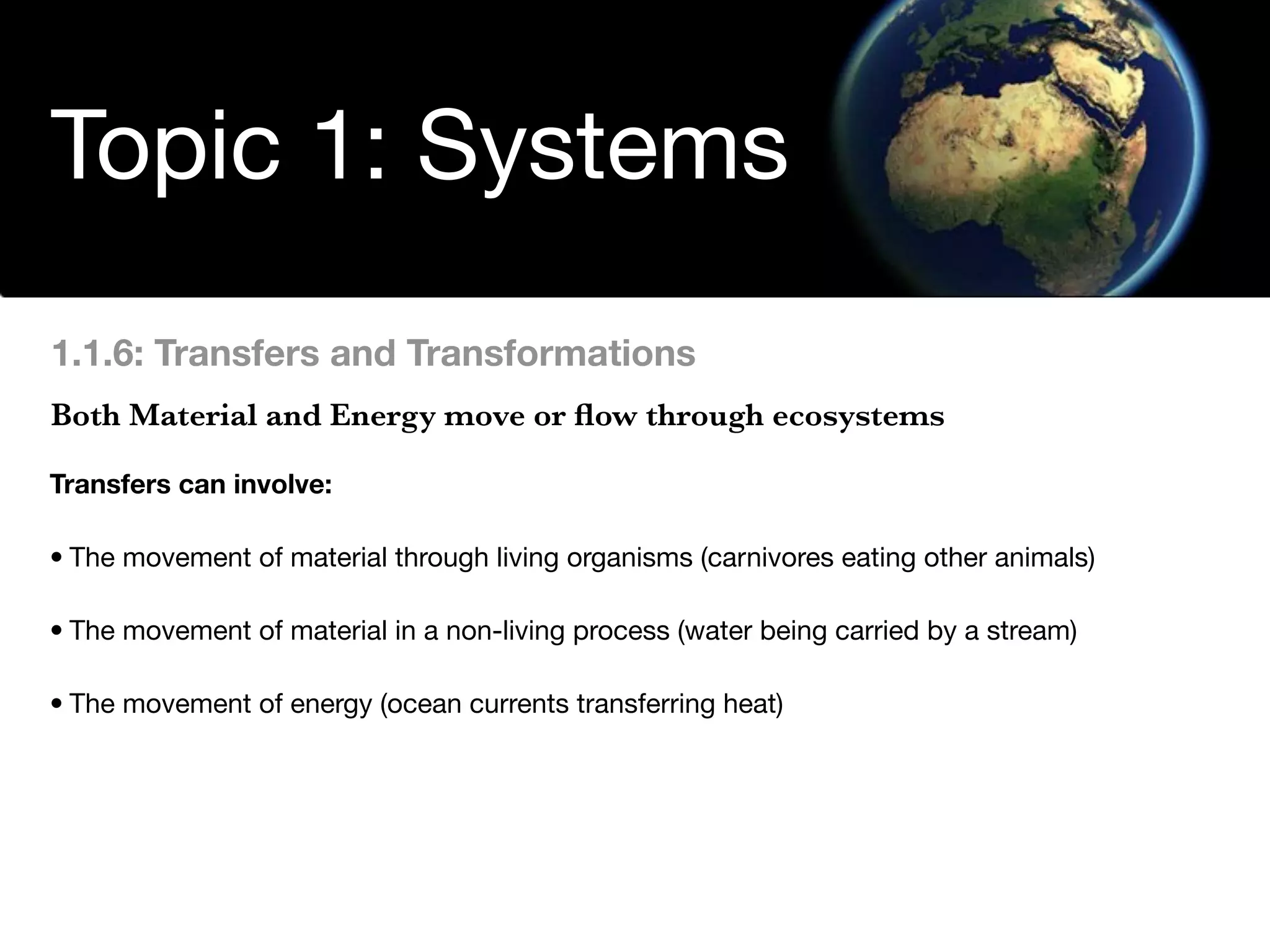 Environmental Systems