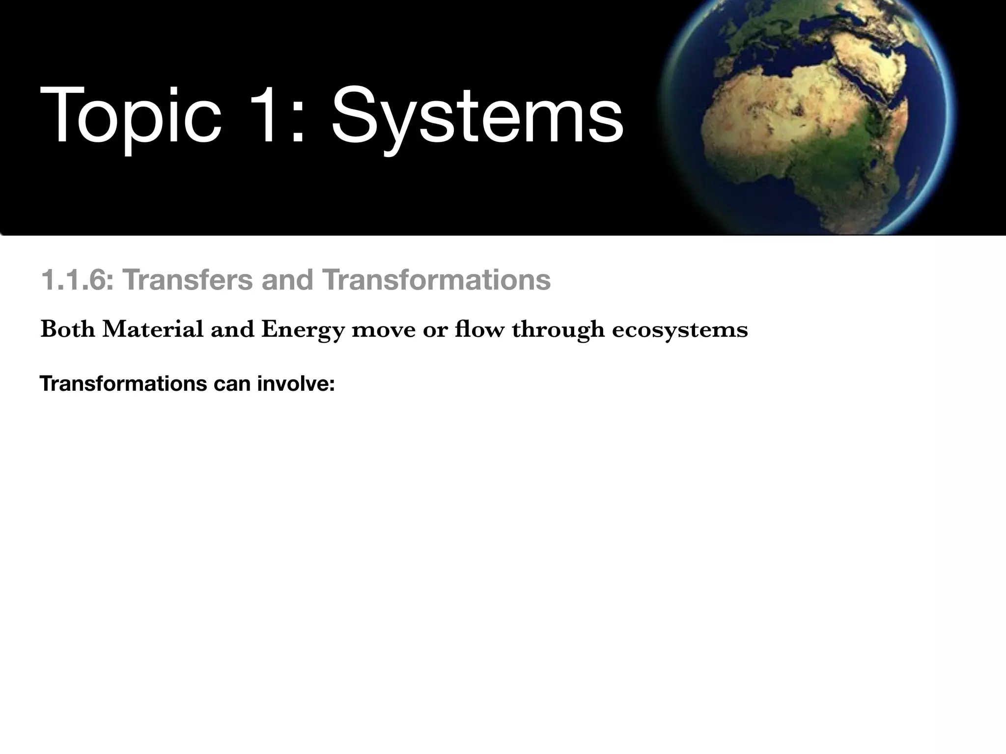 Environmental Systems