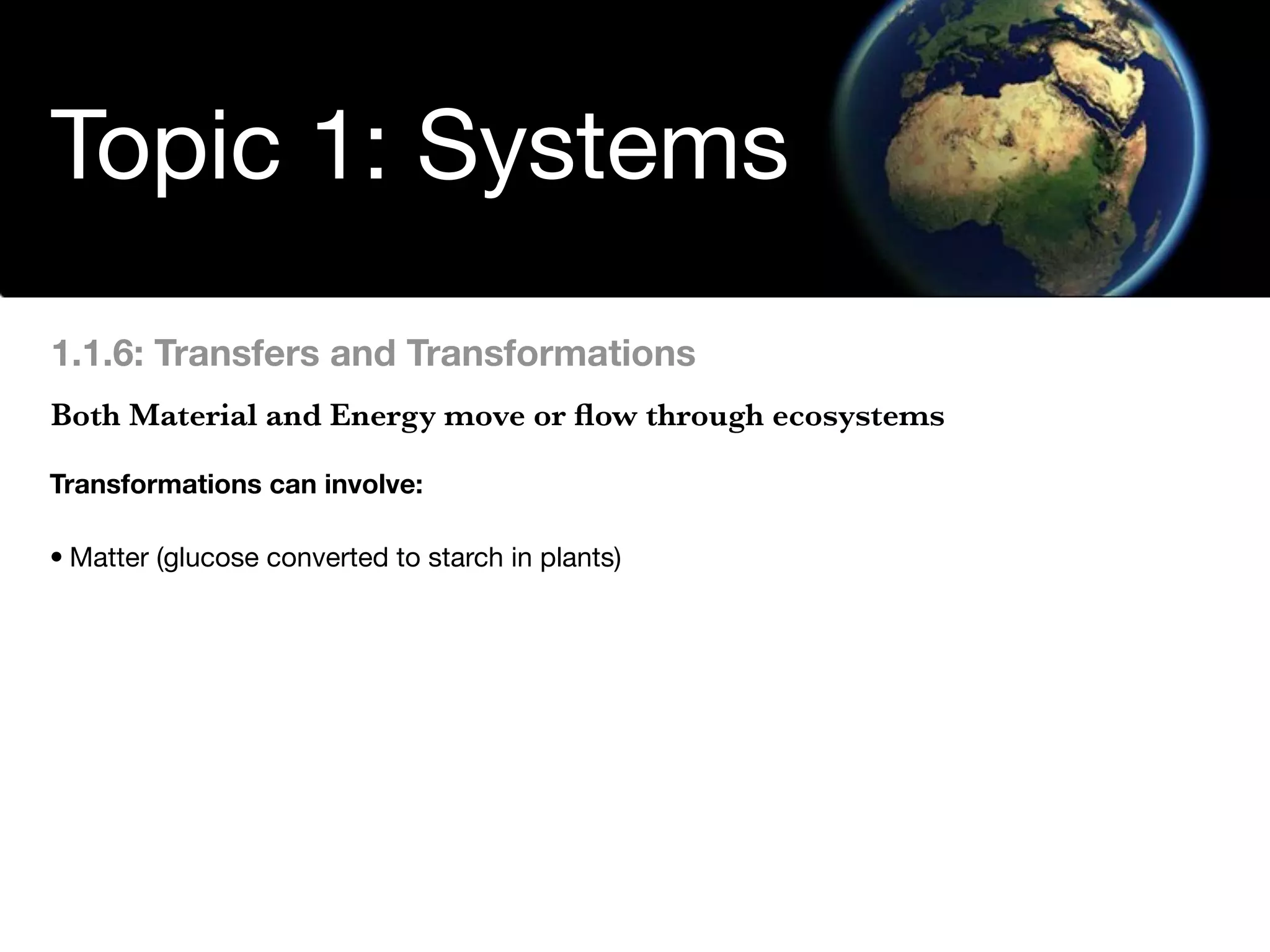 Environmental Systems