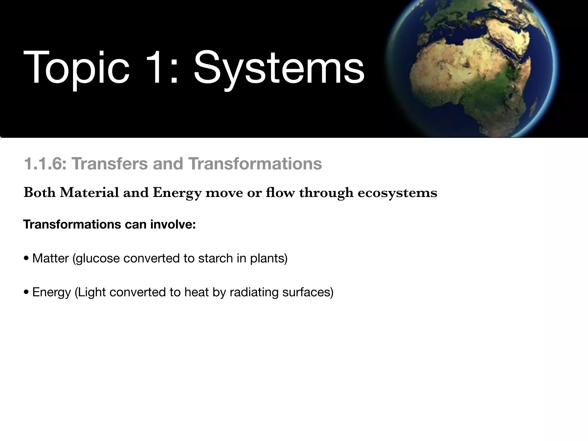 Environmental Systems