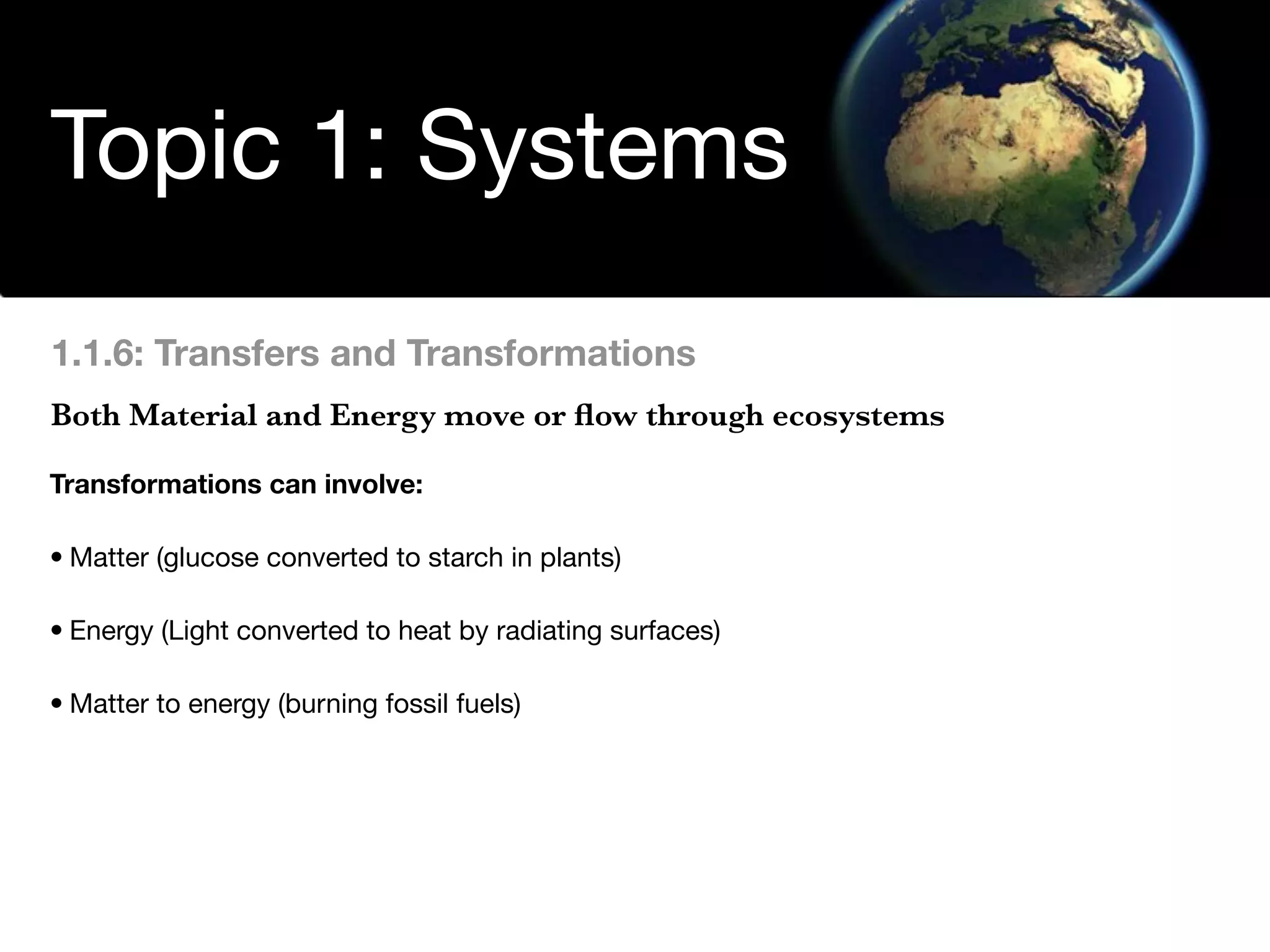 Environmental Systems