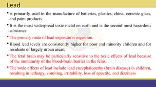 Lead In Use Environmental toxicity - Module 7.pptxadd | PPTX