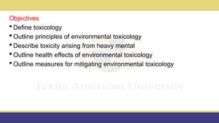 Environmental toxicity - Module 7.pptxadd | PPTX