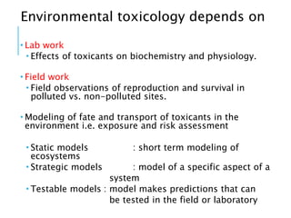 Ecotoxicologic Ecotoxicology | PPTX