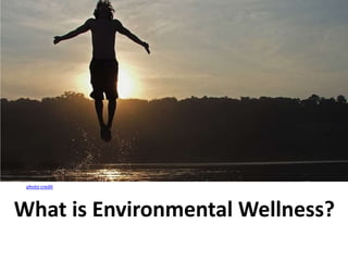 photo credit   What is Environmental Wellness? 