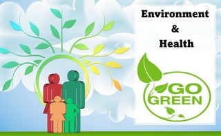 Environment
&
Health
 