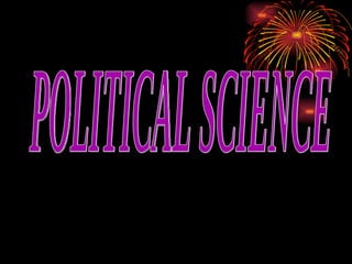 POLITICAL SCIENCE 