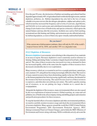 Environment and sustainable development | PDF