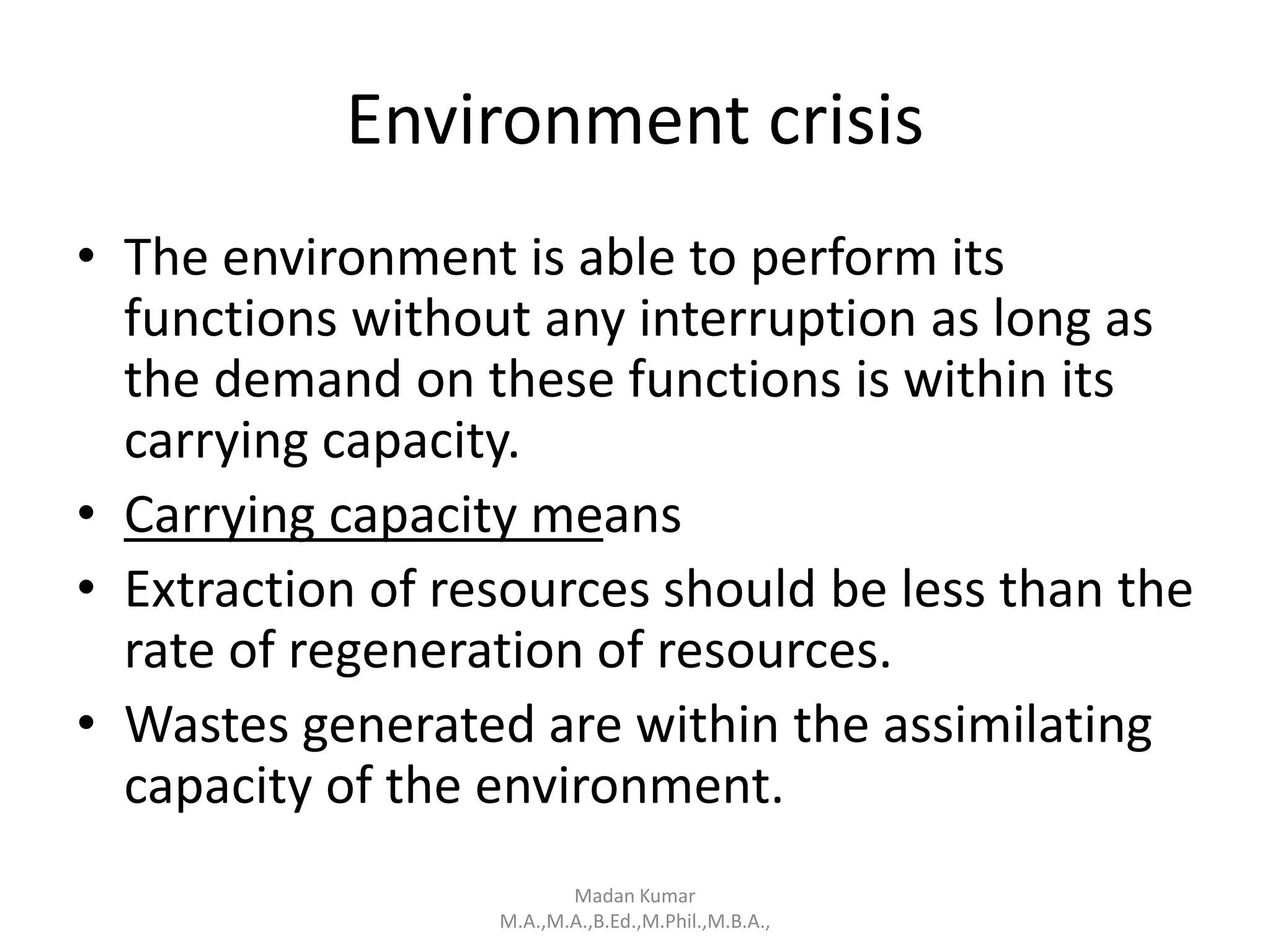 Environment and sustainable development PPTX