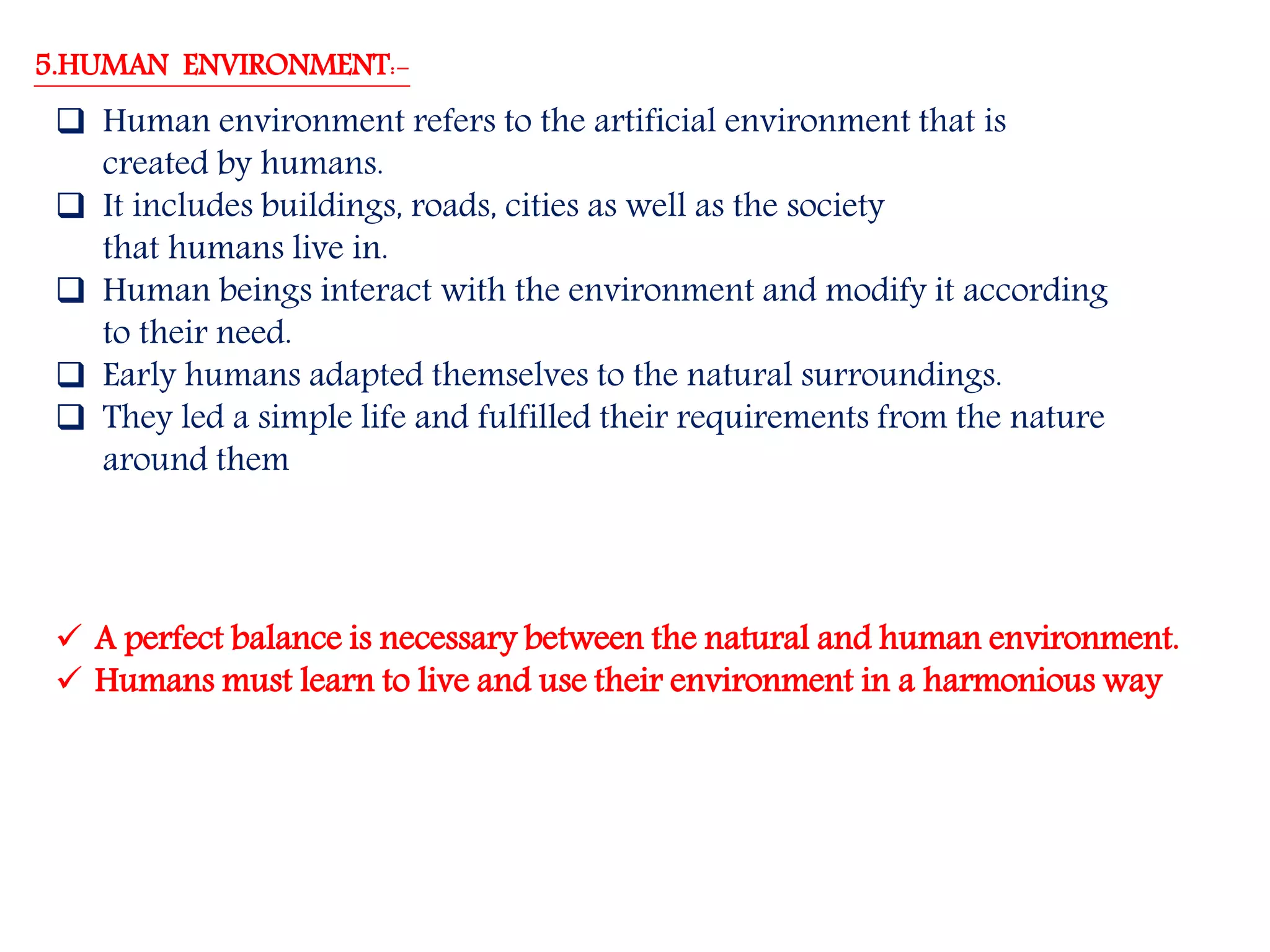 Environment (chapter 1, class vii)