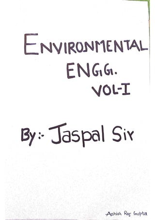 Environment Engg. Vol-I , Jaspal sir.pdf
