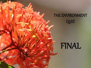 Environmental Trivia Quiz by Prairie Winds Science
