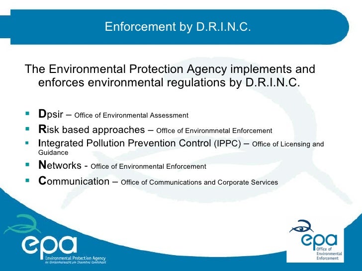 Effective Enforcement of Environmental Regulations