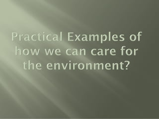 TURNING WASTE TO WEALTH: SUSTAINABLE ENVIRONMENT | PPT