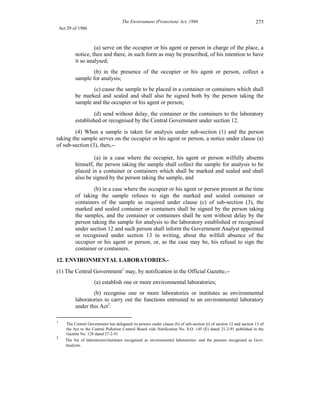 Environment Protection Act 1986 - Environment laws | PDF