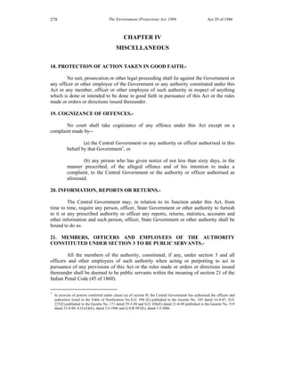 Environment Protection Act 1986 - Environment laws | PDF
