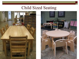 Child Sized Seating  