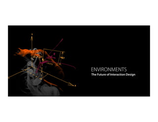 ENVIRONMENTS
The Future of Interaction Design
 