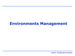 Environments Management 