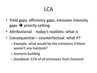 Livestock and the environment: Challenges to 2054