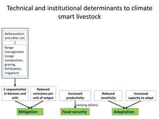 Livestock and the environment: Challenges to 2054