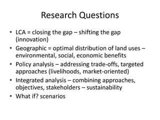 Livestock and the environment: Challenges to 2054