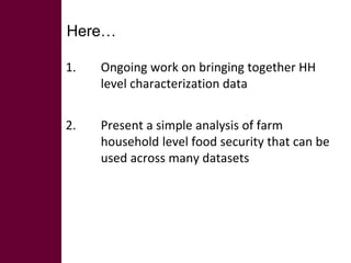 Big data from small farms