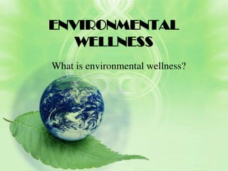 Environment Wellness