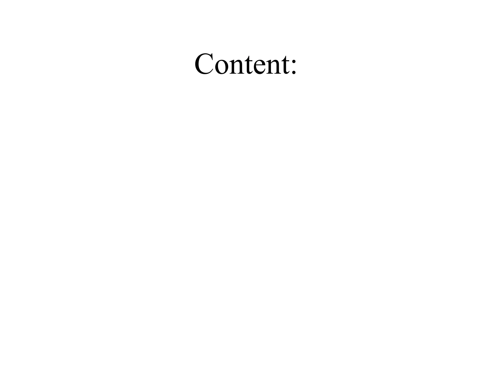 Content: 