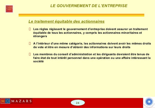 Dissertation la protection des actionnaires minoritaires