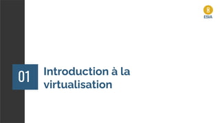 Introduction à la
virtualisation
01
 