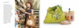 Corporate
Envirosax Corporate
Series enables companies,
businesses, conference
groups, schools and many
other entities to create their
very own Envirosax bag.
Corporate bags can be
used for ongoing brand
exposure or providing a
practical gift to customers,
while advocating a positive
culture of reuse. Envirosax
Corporate Series has the
ﬂexibility to suit varying
needs and still has all
the best features for
which Envirosax bags
are renown – quality,
convenience, strength,
durability and roll up
in a snap!
 