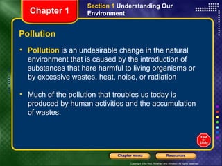 Envi sci ch1 sect 1 ppt | PPT