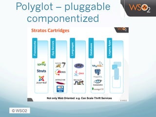 Polyglot – pluggable
componentized
 