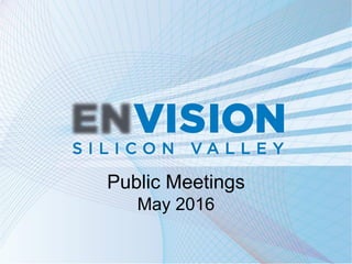 Public Meetings
May 2016
 