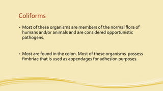 Coliform Vs Pathogen Env Microbiology-Lecture 01 water Microbiology.pptx