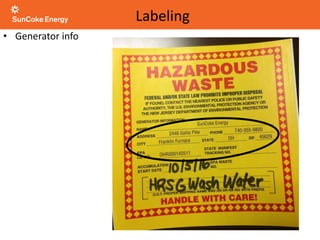 • Generator info
Labeling
 